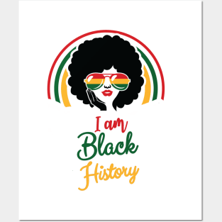 I Am Black History Posters and Art